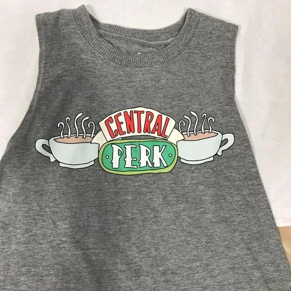 Friends Central Perk Size XS Crop Top. New Without Tags. - Picture 2 of 5
